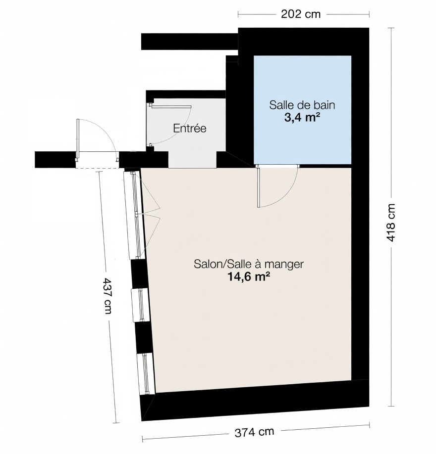 Plan de la maisonnette