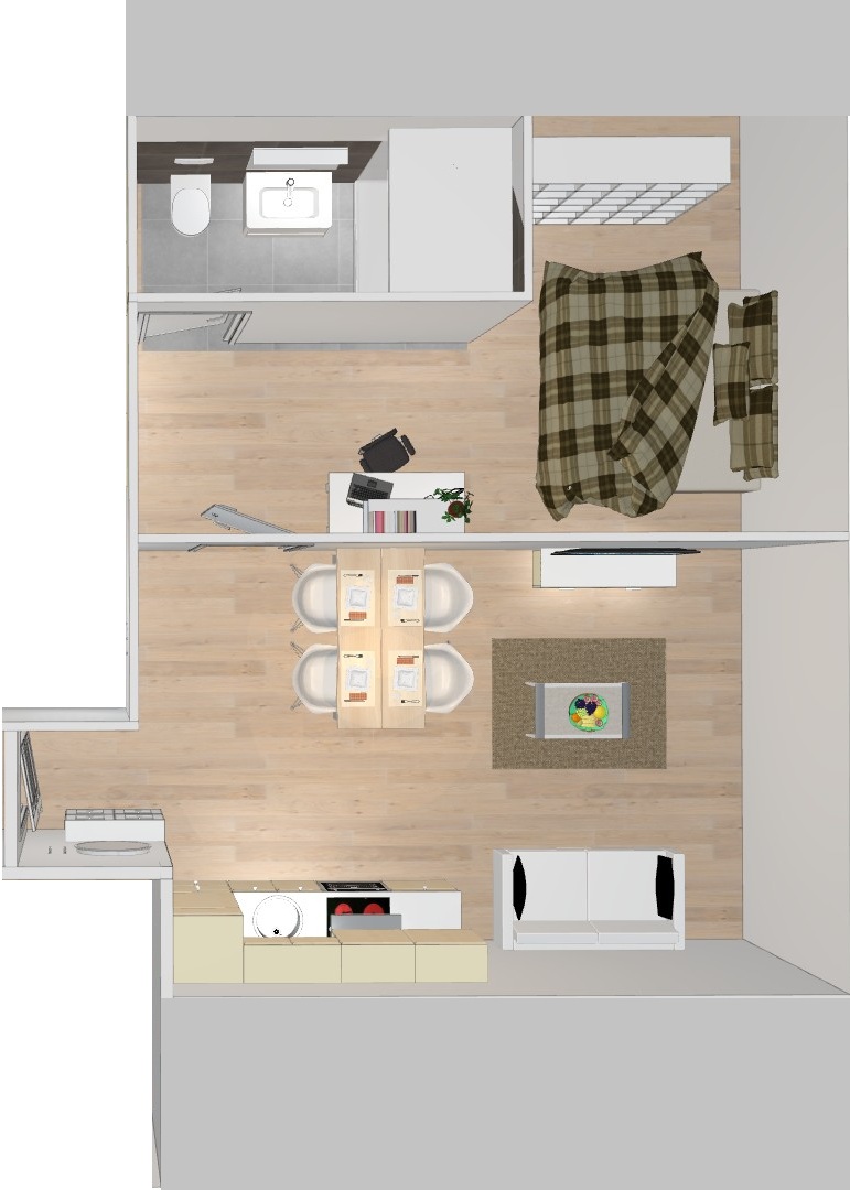 Plan 3D Vue Plongeante