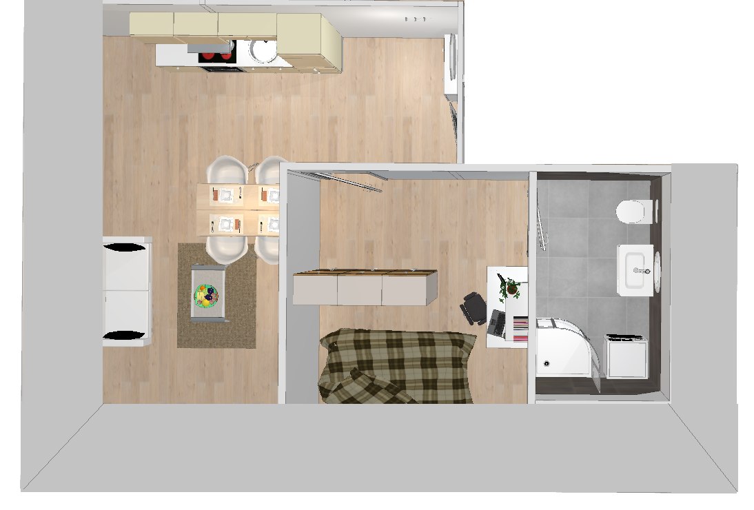 Plan 3D Vue Plongeante